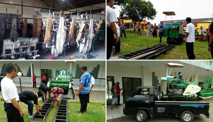 Uji Teknologi Alsintan, Mahasiswa STPP Yogyakarta Dampingi UPJA di Klaten